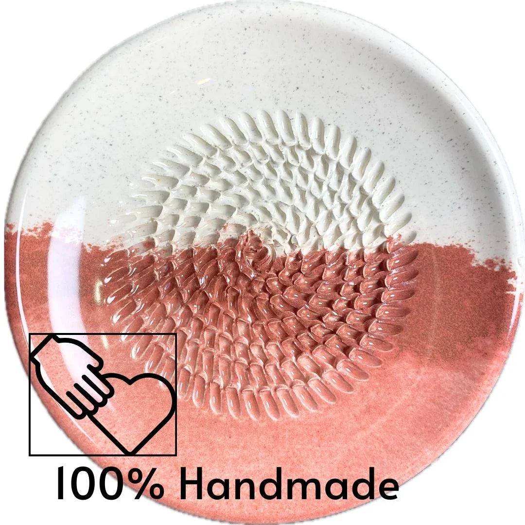 Mora – Handmade Ceramic Grater Plate, Dark Berry Garlic & Ginger Grater
