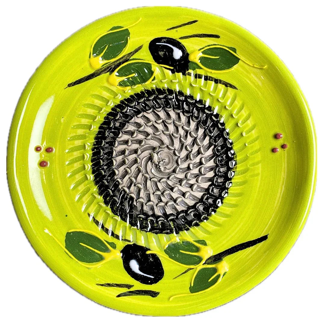Violet – Handmade Ceramic Grater Plate, Elegant Purple Ginger Grater