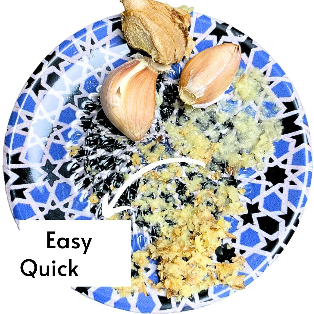 Teja – Handmade Ceramic Grater Plate, Terracotta Style Garlic Grater