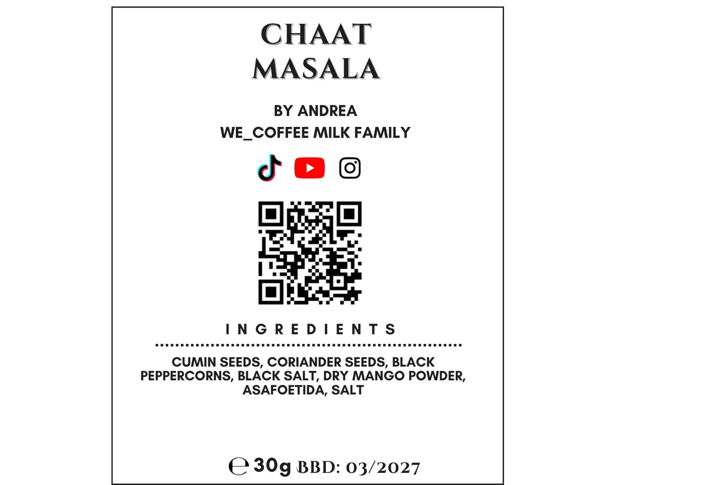 Chaat Masala – Tangy & Zesty Indian Street Food Seasoning