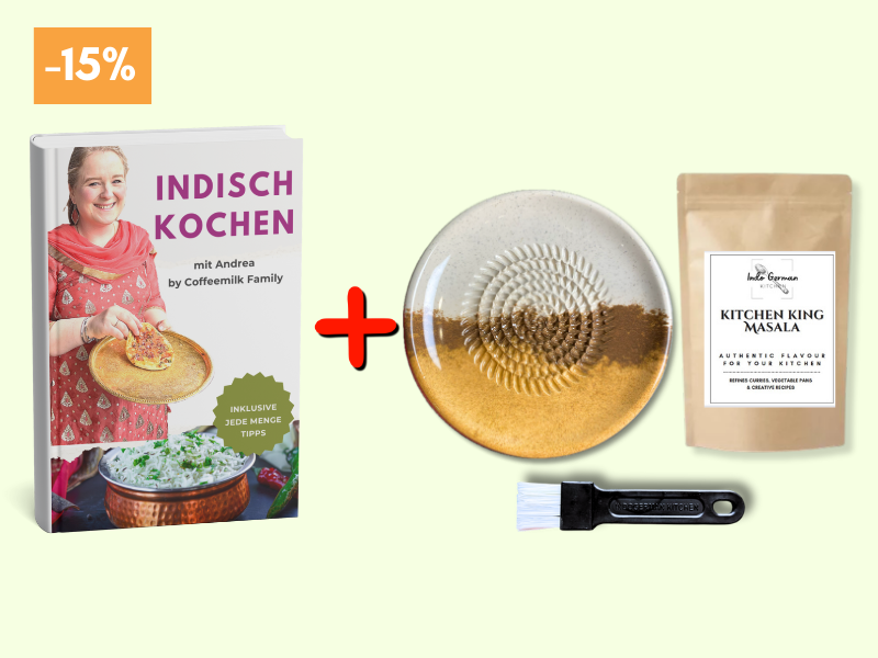 E-Book indian cooking + Grater Plate + Masala