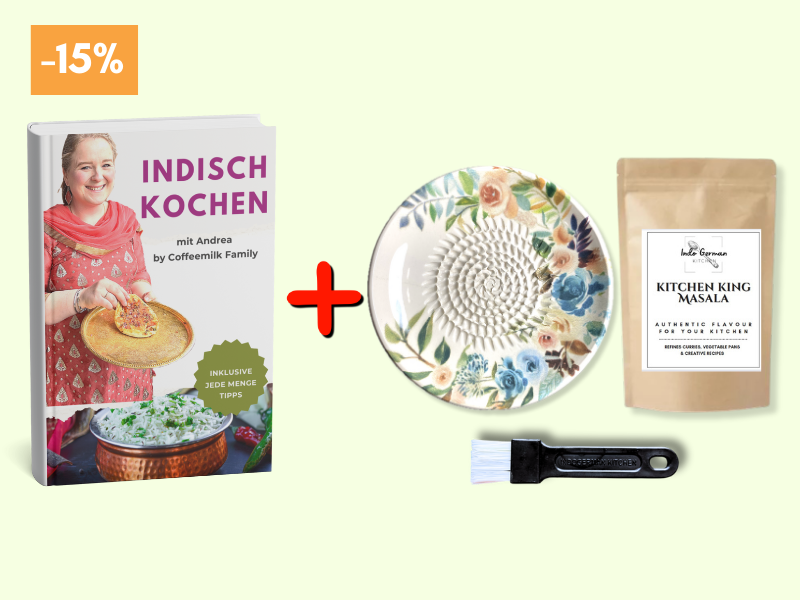 E-Book indian cooking + Grater Plate + Masala