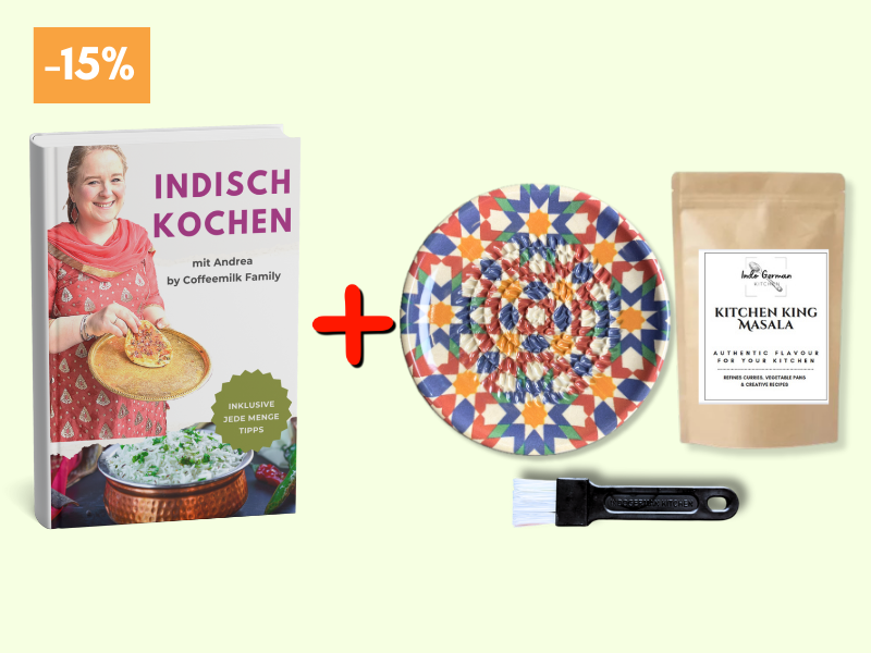 E-Book indian cooking + Grater Plate + Masala