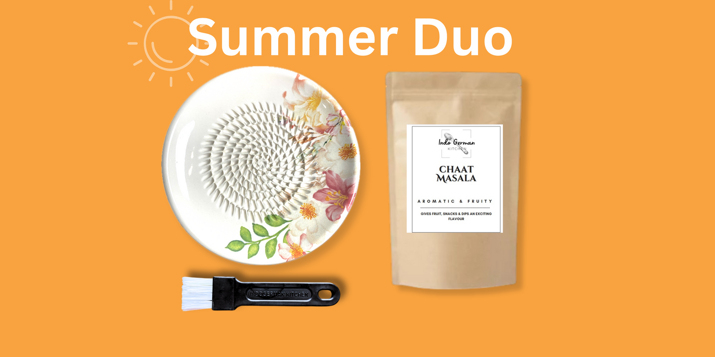 Summer Duo | Grater Plate + Chaat Masala