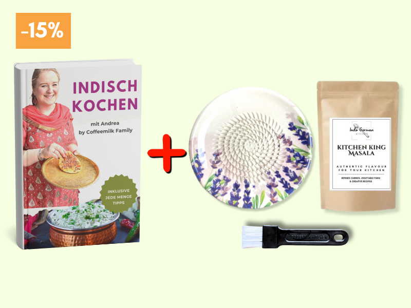 E-Book indian cooking + Grater Plate + Masala