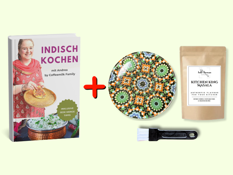 E-Book indian cooking + Grater Plate + Masala